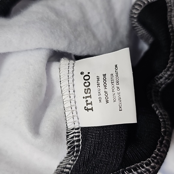 NWOT Frisco Woof Tie Dye Dog Hoodie sz M - Picture 4 of 5